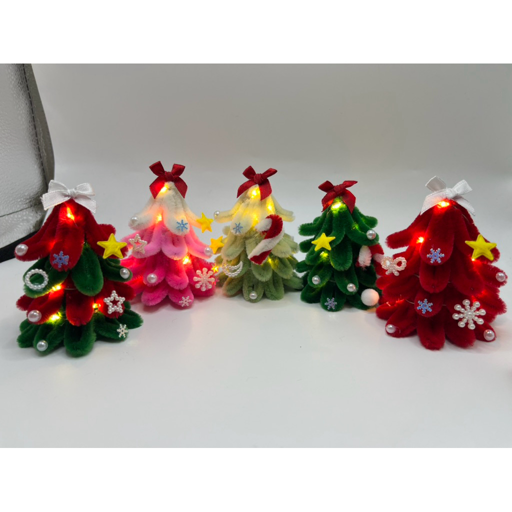 กิ๊บคริสมาสต์มีไฟ 1 ชิ้น  ปรับไปได้ 3 ระดับ