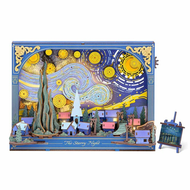 Rolife Rowood Wall Art 3D Wooden Puzzle ดอกไม้ DIY ประกอบง่าย