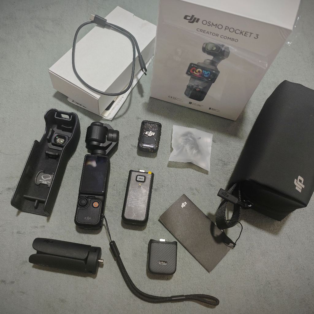 DJI Osmo Pocket 3 Creator Combo Set + เมม Sandisk 256gb มือสอง สินค้าพร้อมส่ง