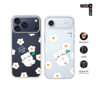 CaseClub เคสไอโฟน เคสใส ลาย Bearplease Daisy สำหรับ i17 Pro …