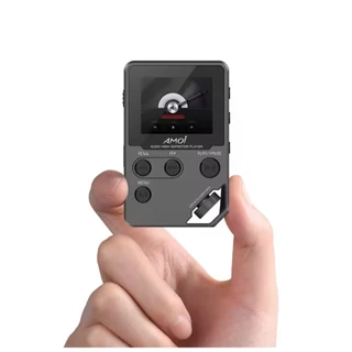 Amoi C10 HIFI แบบพกพา MP3 HD Lossless มินิกีฬา MP4สนับสนุนวิทยุ FM TF Ebook เครื่องบันทึกสเตอริโอ Trackwheel walkman