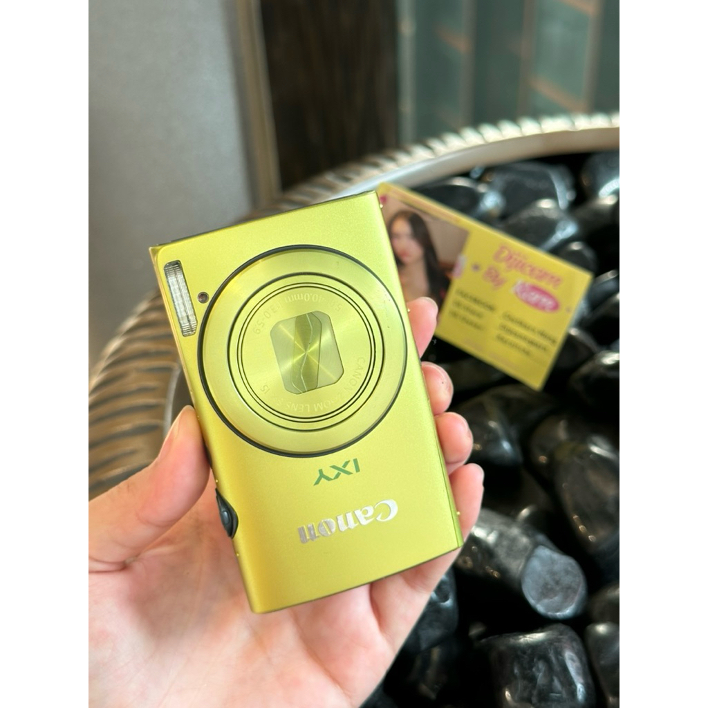 Canon ixy 600f สีเขียวมะนาว สภาพสวยแทบไม่มีตำหนิ