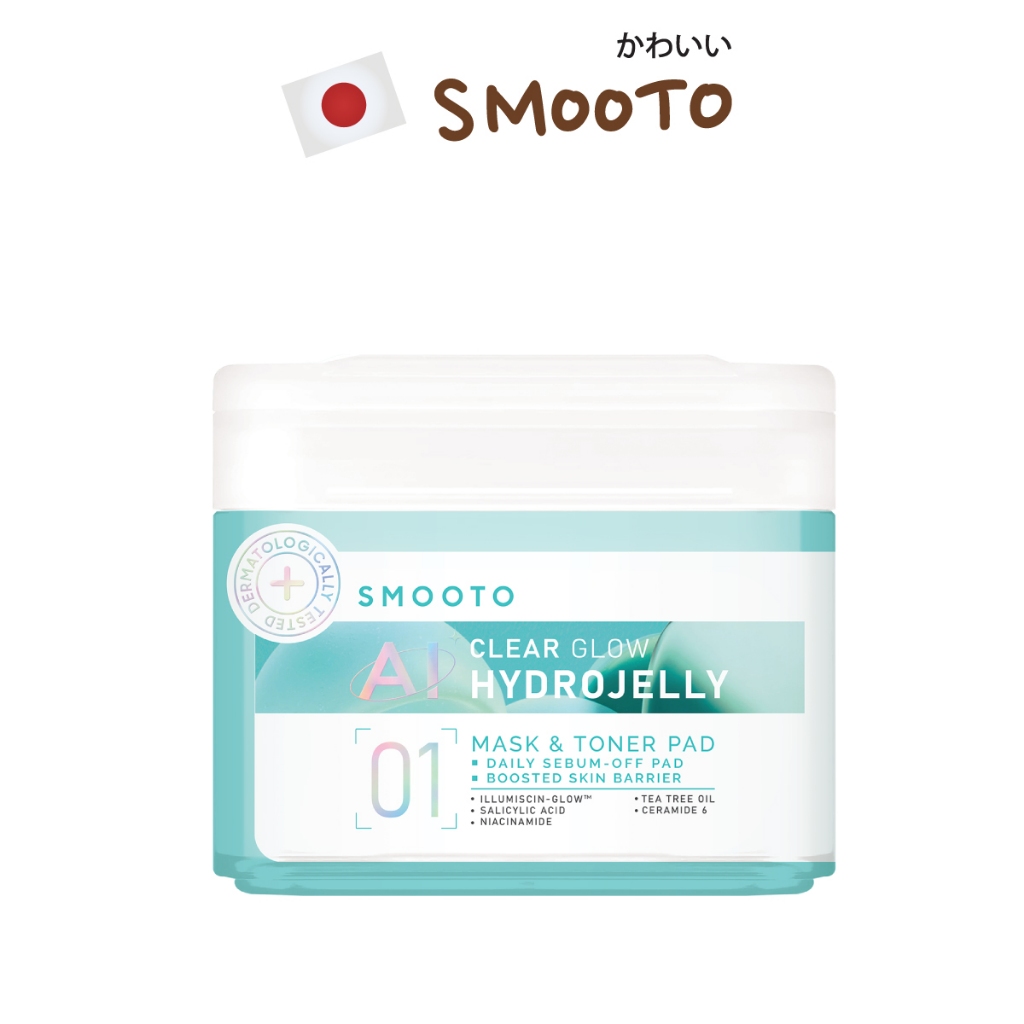 SMOOTO Official HYDROJELLY MASK & TONER PAD (กระปุก)