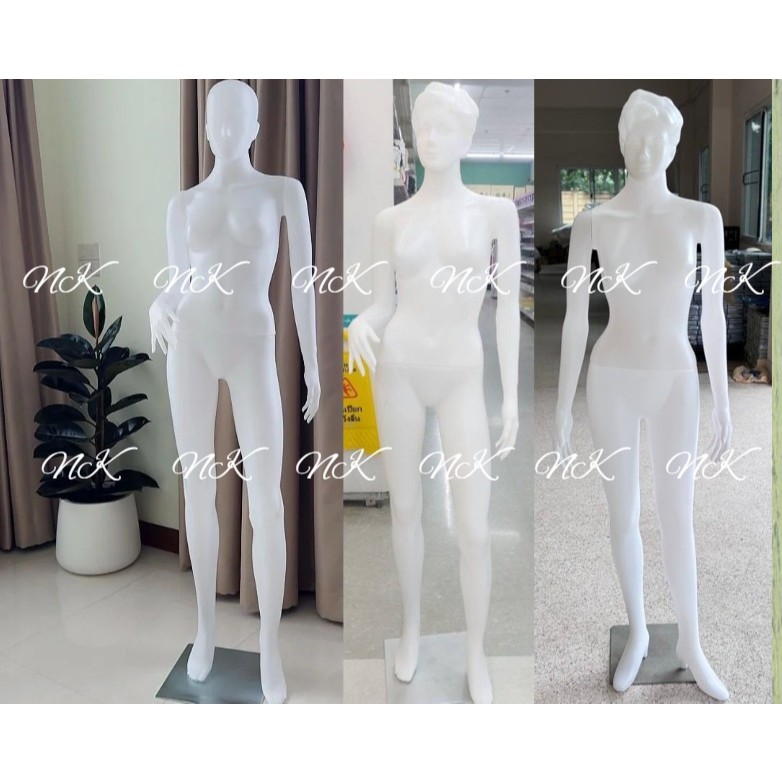 หุ่นโชว์ผู้หญิงเต็มตัว แถมฟรีฐานวาง! หุ่นโชว์ผู้หญิงทรงสวย หุ่นเป๊ะเหมือนจริง เหมาะสำหรับโชว์เสื้อผ้าแฟชั่น