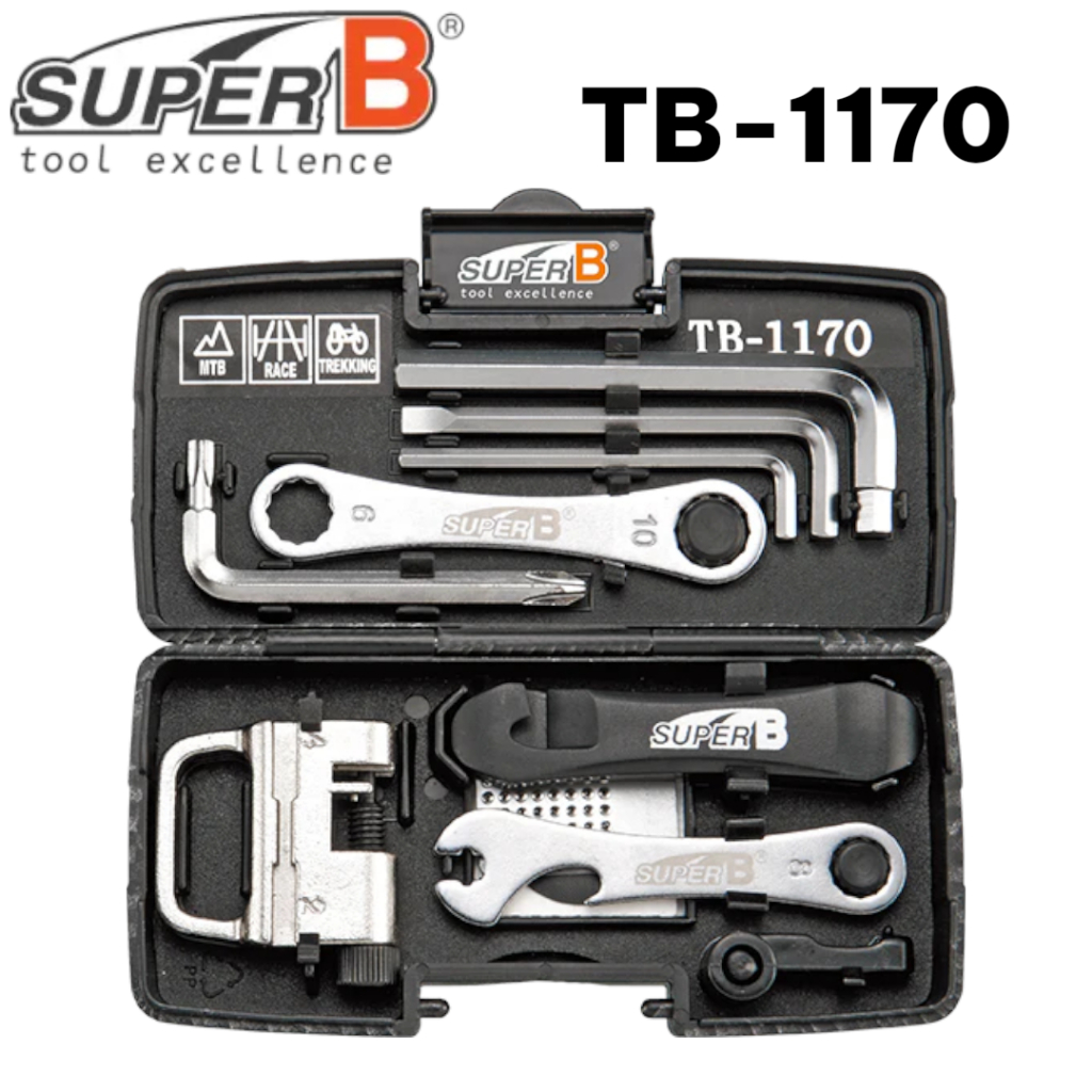 ชุดเครื่องมือจักรยานพกพา SUPER B 24 IN 1 | รุ่น TB-1170 (Made in Taiwan) | ของแท้พร้อมส่ง