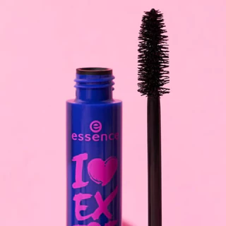 essence I love extreme volume waterproof mascara มาสคาร่าสีดำสนิทหัวแปรงใหญ่ไซส์พิเศษ