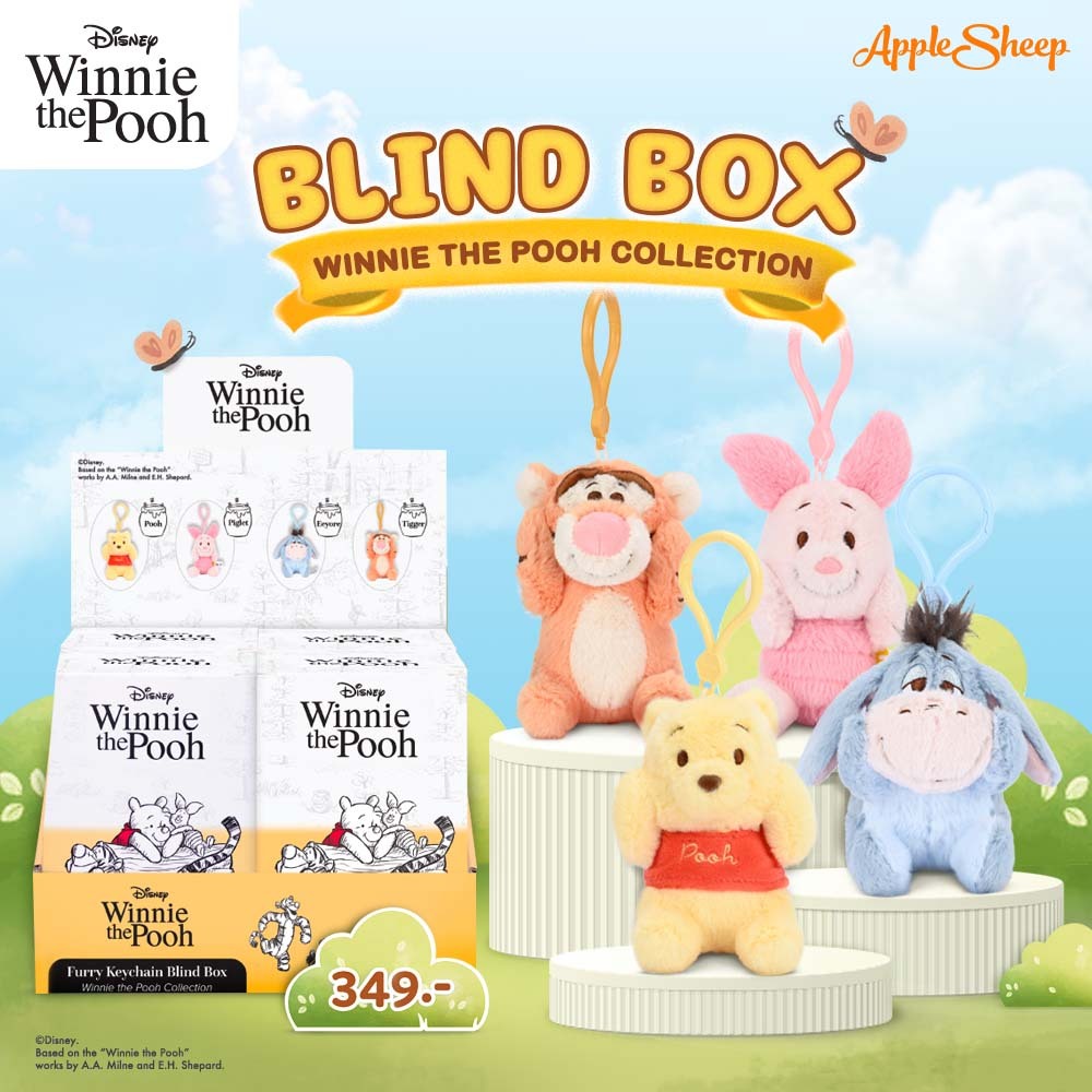 [กล่องสุ่ม Winnie the Pooh Touch Face] Blind Box กล่องสุ่มหมีพูห์ กล่องสุ่มพวงกุ