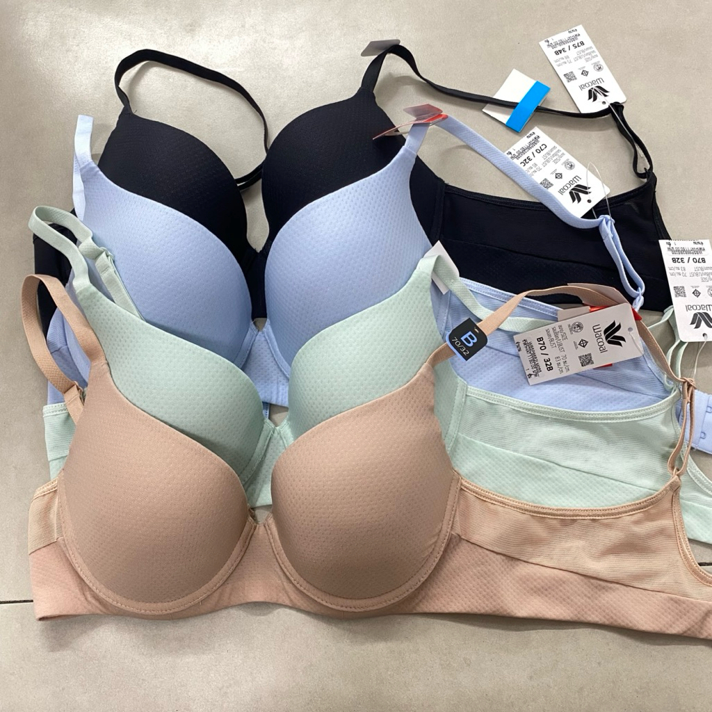 WACOAL  บรามีโครง ฟองน้ำบาง 10 มิล รุ่น WB5P66