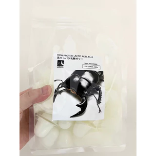 ⭐️Jelly High protein lactic 12g.x50 pcs. for Insect and Beetles. อาหารด้วงj
