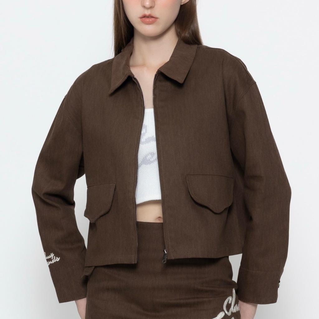 Classy Club - เสื้อแจ็กเก็ต เเขนยาว รุ่น Spaniel Brownie Jacket - Classy Friends Furreal Col.