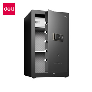 Deli ตู้เซฟระบบดิจิตอล ตู้เซฟอิเล็กทรอนิกส์ สแกนลายนิ้วมือ ก…