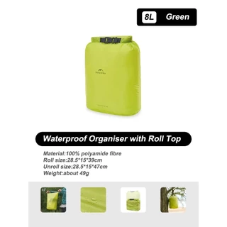 Naturehike ถุงกันน้ำ หิ้วเครื่องดื่ม น้ำหนักเบา ปิดแบบม้วน PU2000+ สำหรับแคมป์ปิ้ง ปิกนิก กลางแจ้ง ถุงกันน้ำกลางแจ้ง
