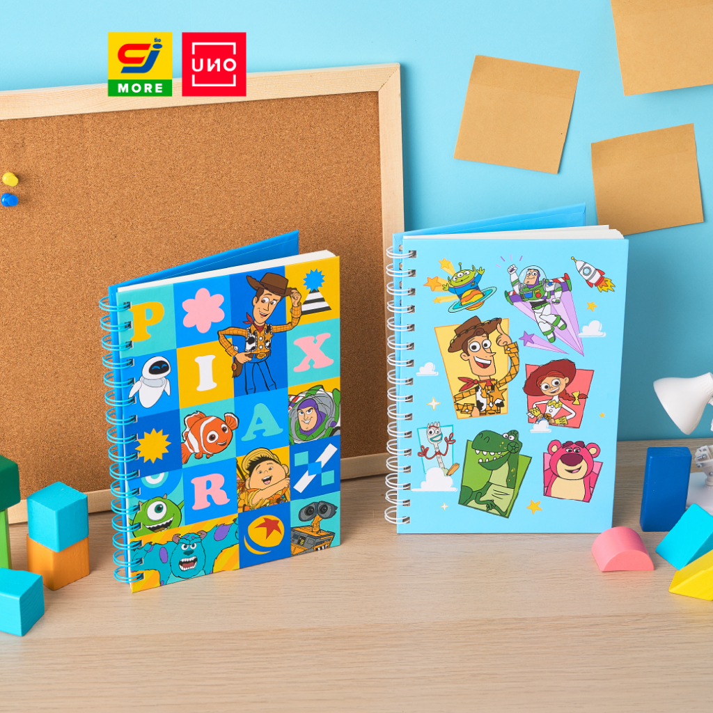 UNO สมุดริมลวด A5 Disney Pixar ลิขสิทธิ์แท้
