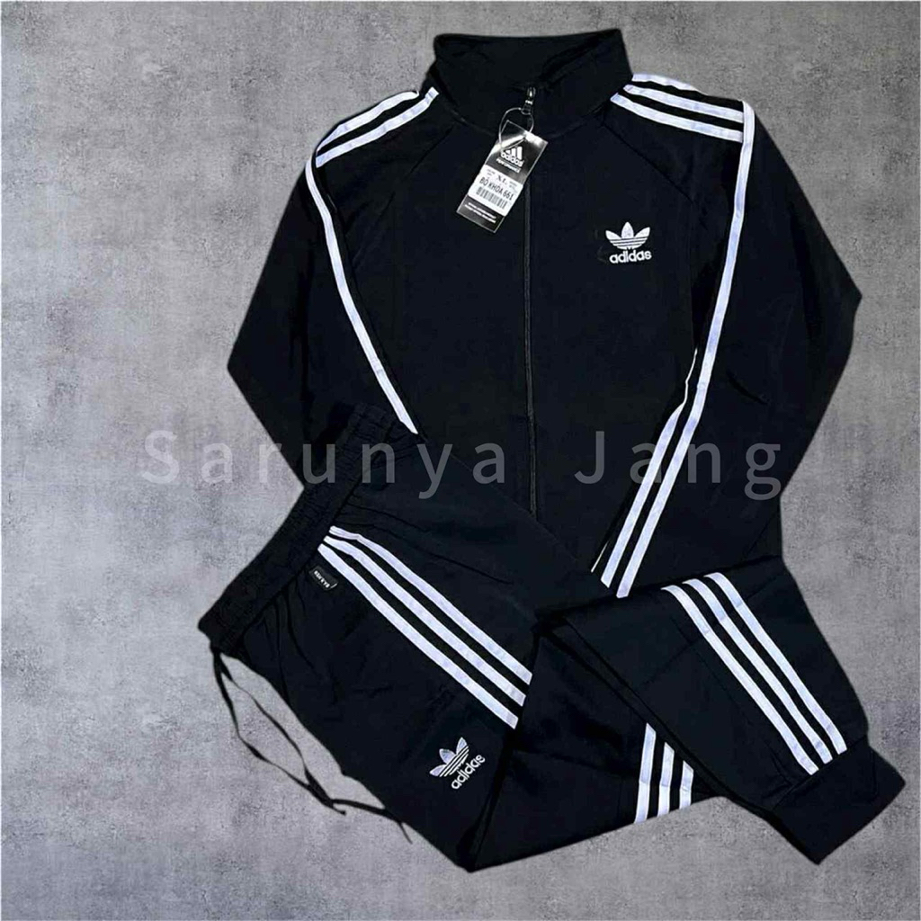 งานเข้าใหม่‼️ชุดกีฬา ชุดวอร์มผู้ใหญ่ แขนยาวขายาว เสื้อแจ็คเก็ต ซิปหน้า งานป้ายแท้ 💯% มีเก็บปลายทาง ใส่สบาย รุ่นขายดี