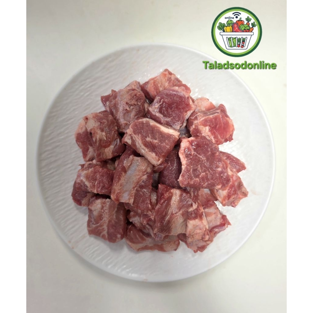 ซี่โครงหมู หั่นชิ้น สด สะอาด รับประกันคุณภาพ