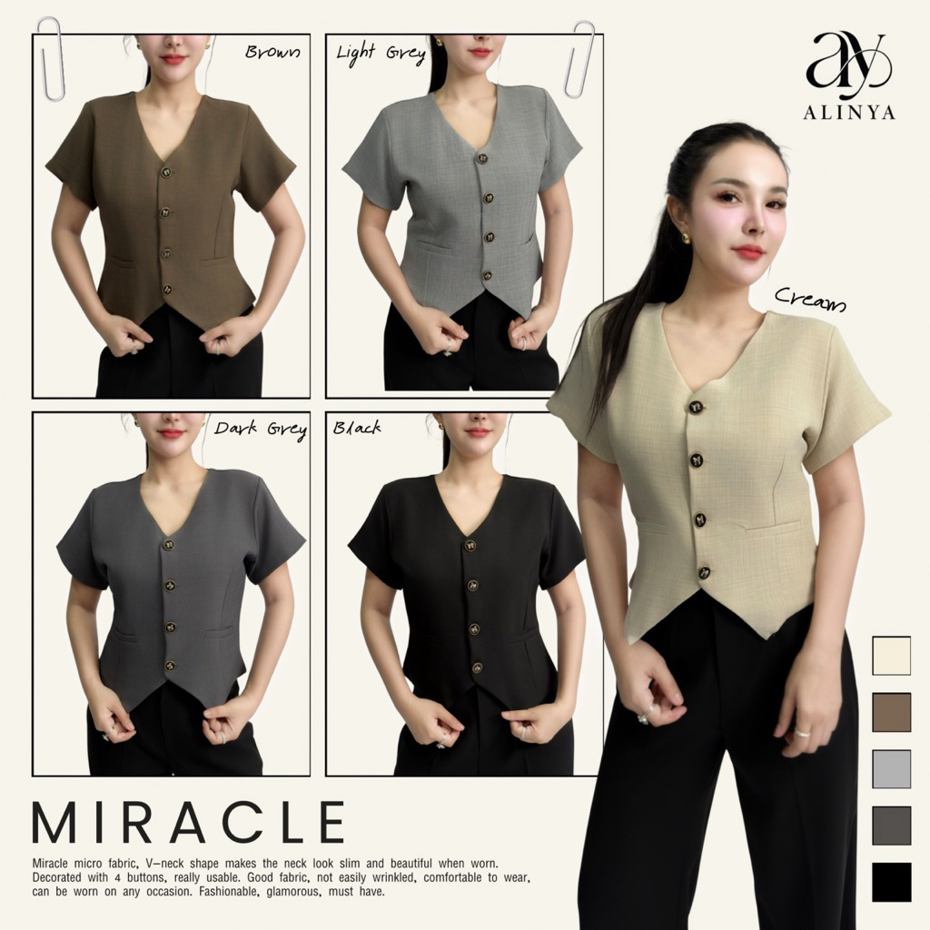 G001 /  Miracle คอวี (มีซับในกระเป๋าใช้งานได้จริง)