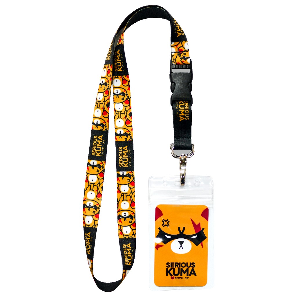 สายคล้องคอ ใส่บัตร SERIOUS KUMA(MULTI) NECK STRAP