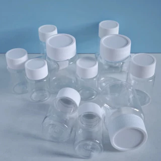 [โปรลด] ขวดพลาสติกใส PET ร้านไทย 15/30/50ml ขวดใส่ของ กระปุกยา ขวดยาเม็ด กระปุกพลาสติก อเนกประสงค์