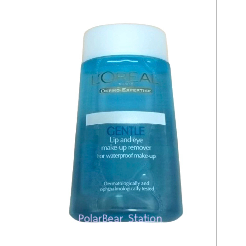 L'Oreal Paris ล้างเครื่องสำอาง Gentle Waterproof Eye & Lip Makeup Remover 125ml