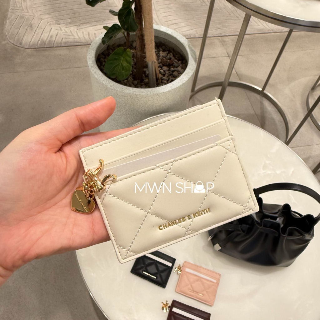 Charles&keith กระเป๋าใส่บัตร มีโค้ดลด30% arrietty พร้อมกล่อง ถุงกระดาษ ของแท้จากชอป ราคา ถูกที่สุด ดีลบีเคเค แกลเลอรีภาพที่ 7