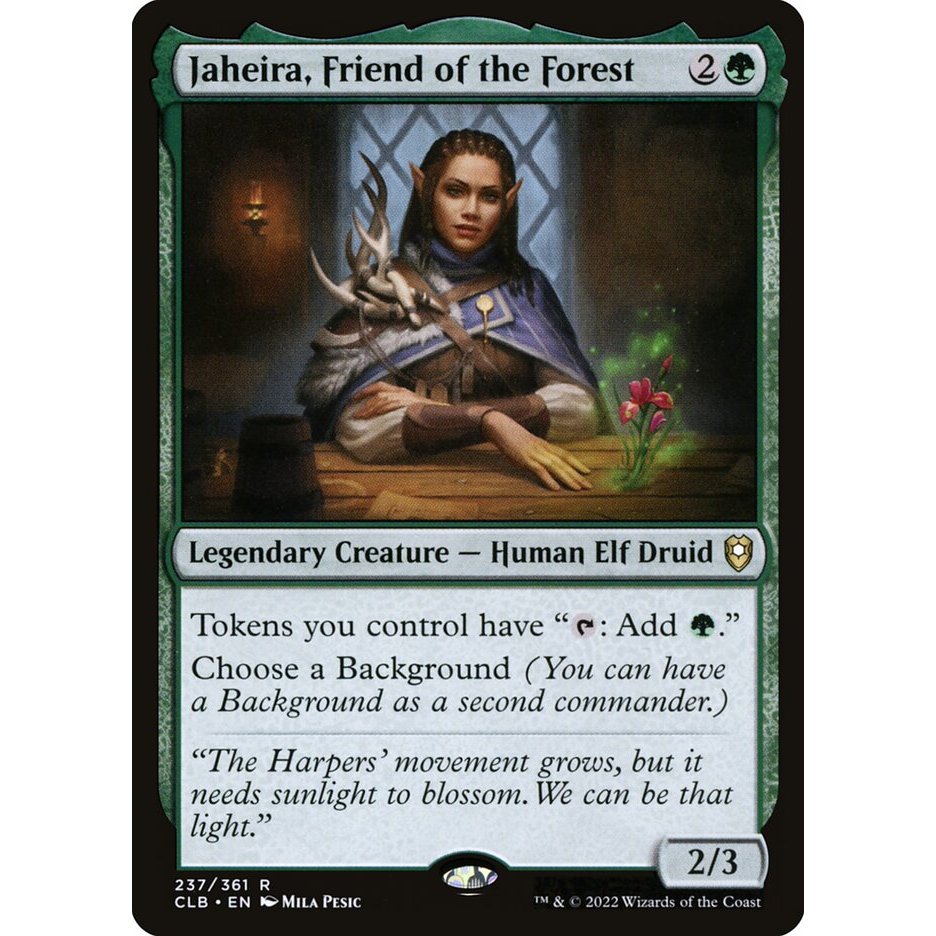 [Commander Legends: Battle for Baldur's Gate] - [CLB] - (R) -[Jaheira, Friend of the Forest] -  [2022]
