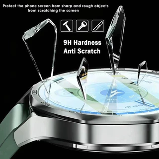 กระจกนิรภัยสำหรับ Huawei Watch GT 6 / 6 Pro 46mm 41mm ฟิล์มกันรอยหน้าจอ Huawei Watch GT5 GT4 Pro46MM อุปกรณ์เสริม ฟิล์มก
