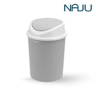 Naju ถังขยะ ถังขยะฝาสวิง 3ขนาด Trash can ถังขยะในบ้าน เก็บกลิ่น เปิดและปิด ใช้งานง่าย