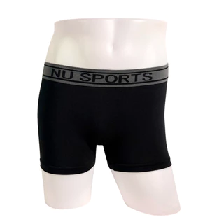 NU SPORTS (นู สปอร์ต) NU BS001 กางเกงชั้นในชายตราไก่ ทรง BOXER ผ้า"SPANDEX" ไร้รอยต่อ ไร้ตะเข็บ ผ้ายืดหยุ่นพิเศษ