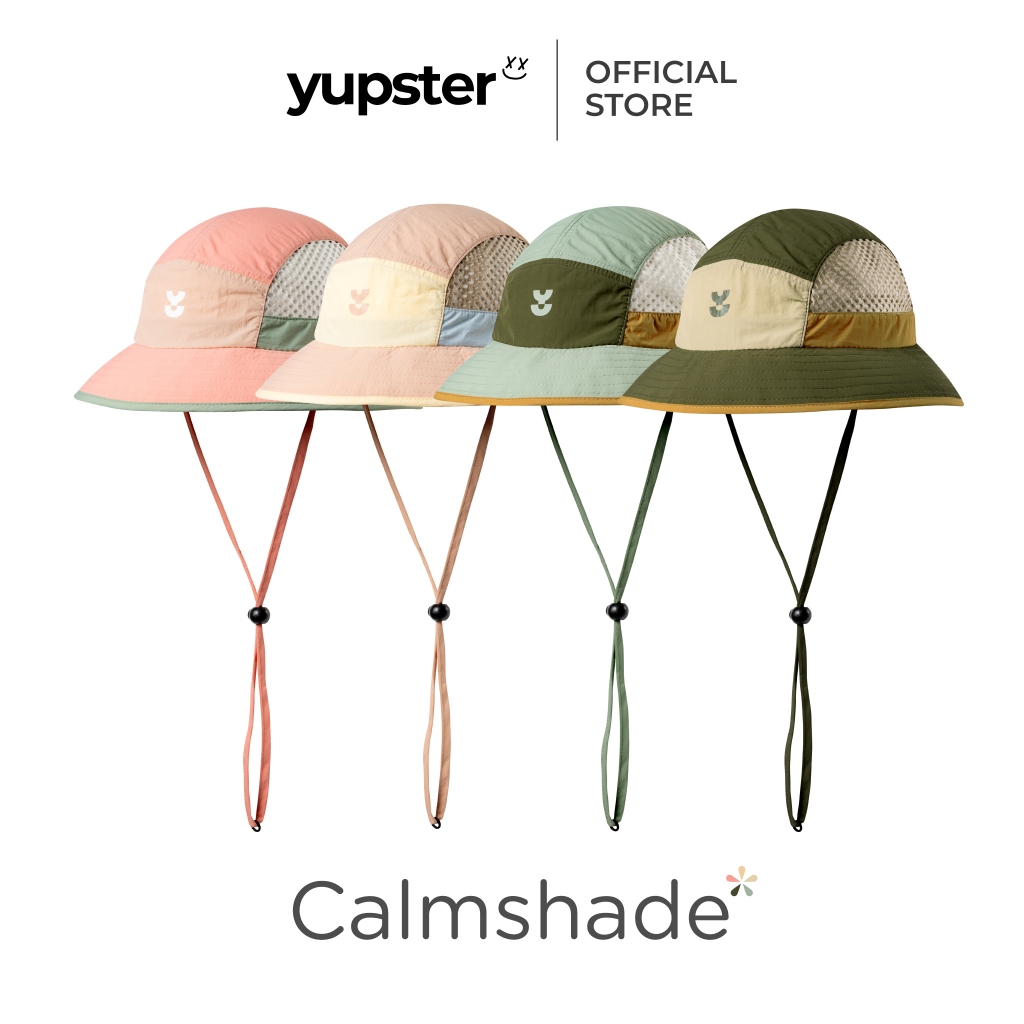YUPSTER หมวกบัคเก็ต รุ่น Calmshade หมวกวิ่ง หมวกเทรล ระบายอากาศดี กันแดด ปรับได้ 56-60 cm.