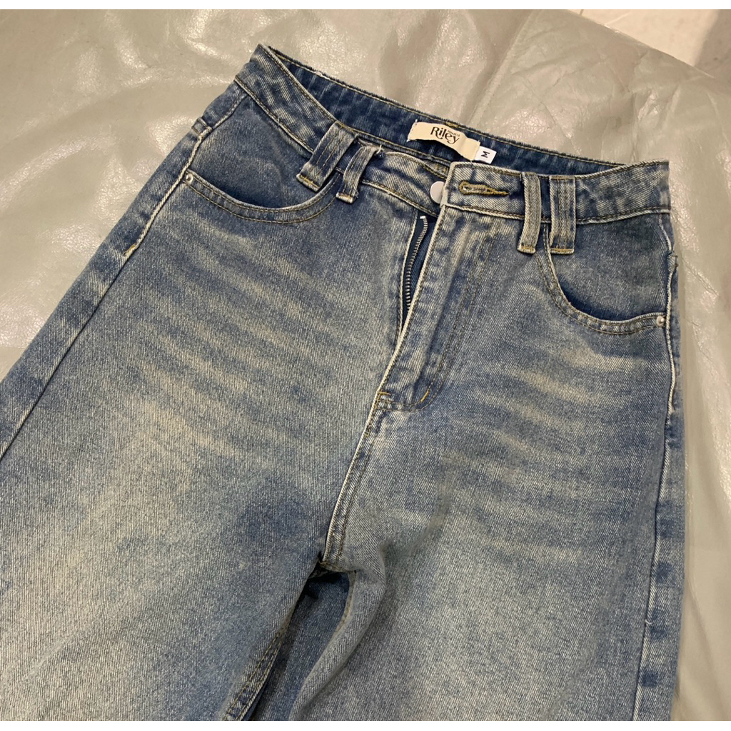 กางเกงยีนส์ Riley Andy Jeans สี fade vintage มือสอง