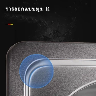 อ่างซิงค์สแตนเลสชุบขาว 1 หลุม แบบฝังเคาน์เตอร์ มีที่พัก/ไม่มีที่พัก มี 2 ขนาดให้เลือก พร้อมส่ง