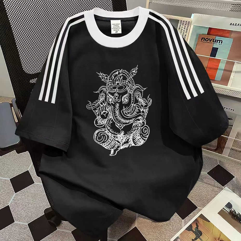 เสื้อยืดพิมพ์ลาย คอกลม แขนสั้น ผู้ชายผู้หญิง ผ้านุ่ม ใส่สบาย ส่งเร็ว 24 ชั่วโมง