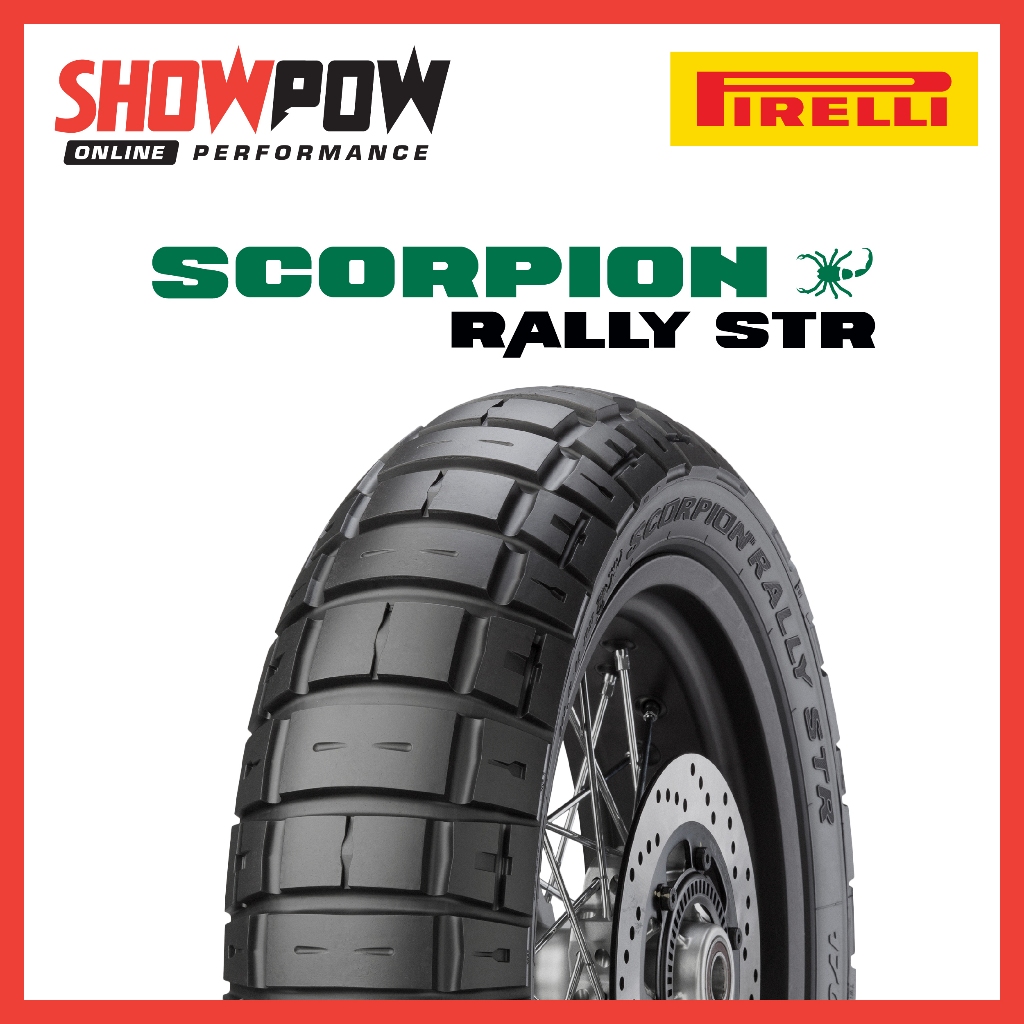 (พร้อมส่ง!) ยาง Pirelli SCORPION RALLY STR ( ขายแยกไซส์ ) ยางมอเตอร์ไซค์ พีลาลี่ พีเรลลี่ พีราลี่