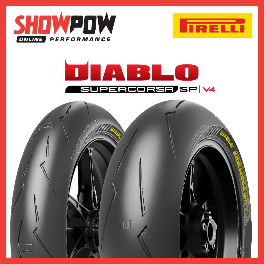 (พร้อมส่ง!) ยาง Pirelli DIABLO SUPERCORSA SP V4 ( ขายเป็นคู่ ) ยางมอเตอร์ไซค์ พีลาลี่ พีเรลลี่ พีราลี่