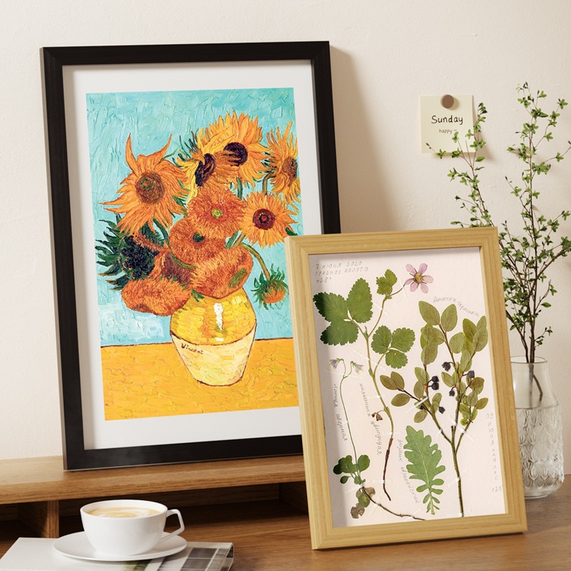 กรอบรูป กรอบรูปไม้ 4x6 นิ้ว/5x7 นิ้ว กรอบรูปมินิมอล มีแผ่นพลาสติกใส แต่งบ้านภาพที่ระลึก ตกแต่งสวยงาม