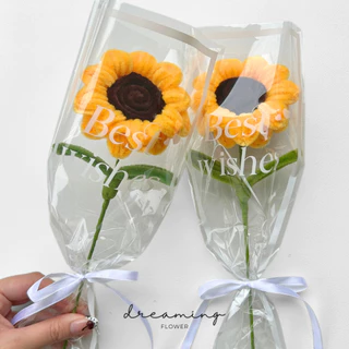 ช่อดอกไม้กำมะหยี่ ช่อดอกทานตะวัน DIY ของขวัญรับปริญญา ดอกไม้ปัจฉิม ของขวัญปัจฉิม