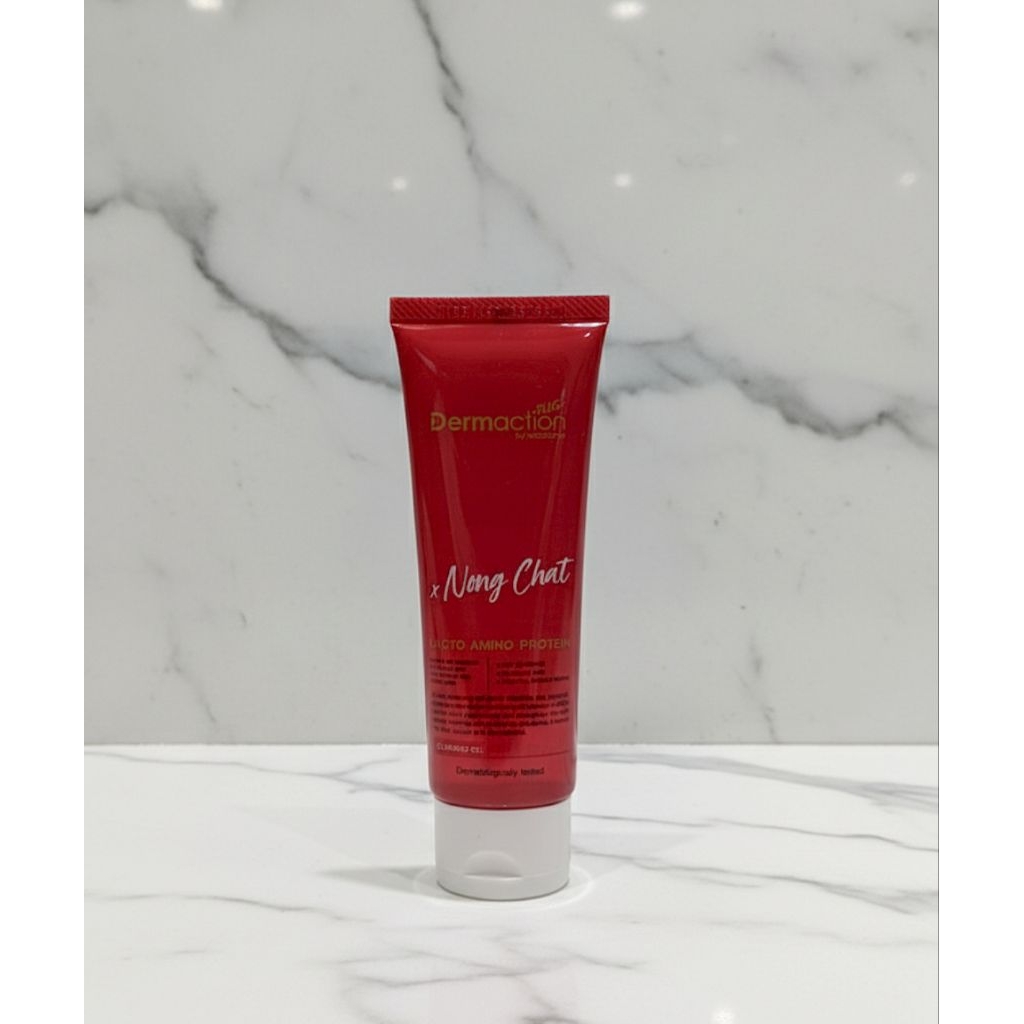 Dermaction Plus ขนาดพกพา  by Watsons Lacto Amino Protein x น้องฉัตร  คลีนซิ่งเจล 45ml