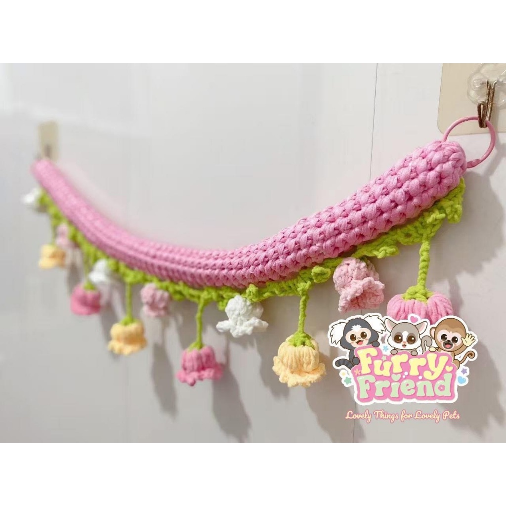 เชือกปีน Flowering vine L สำหรับสัตว์เลี้ยง ชูการ์ไกรเดอร์ บุชเบบี้ ลิงมาโมเสท ฯลฯ