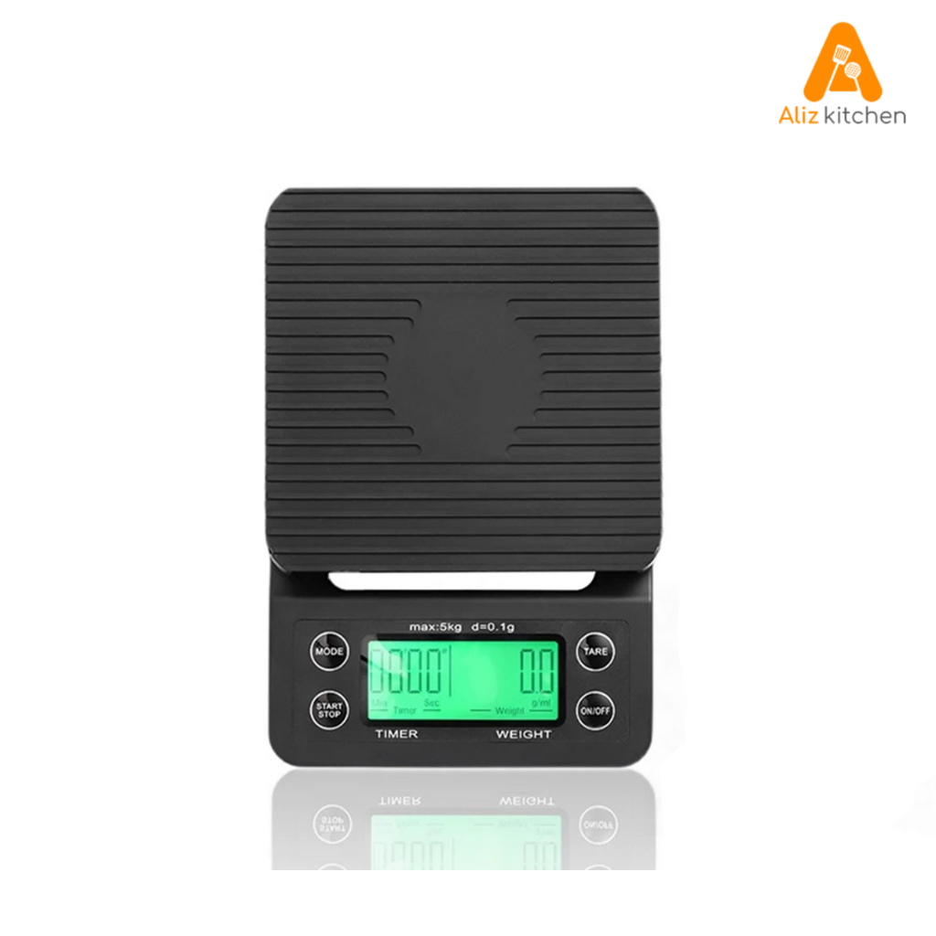 ตาชั่งกาแฟ 5kg/0.1g ตาชั่งดิจิตอล เครื่องชั่งกาแฟ เหมาะสำหรับชั่งอาหาร ตาชั่ง Coffee scale Kitchen s