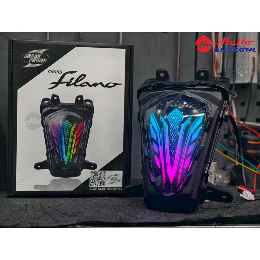 ไฟท้ายแต่ง Grand Filano RGB 250โหมด ไฟท้าย Grand Filano 2023-2025