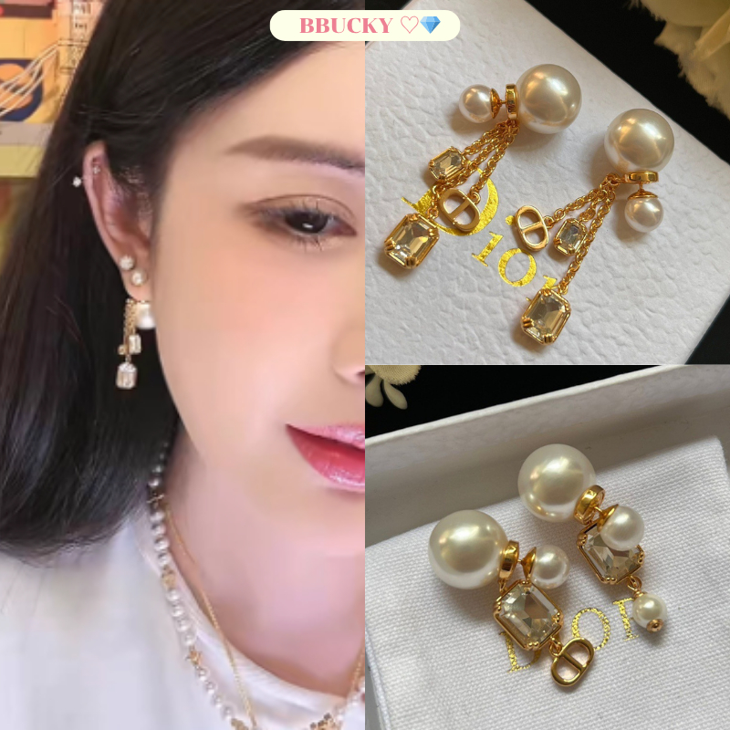 (DI83 DI84) ต่างหู D เกรด Ori 1:1 สินค้าพร้อมส่ง ปั๊มชัด ลูกคุณสุดๆ