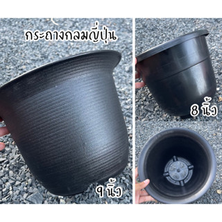 กระถางกลม ทรงญี่ปุ่น 8 , 9 นิ้ว