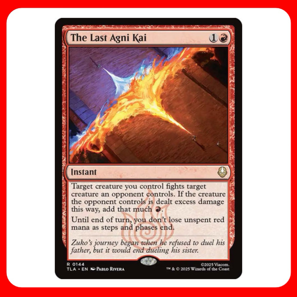 [MTG] The Last Agni Kai [TLA] [RED] [RARE] [NORMAL] [ENG] (การ์ดเมจิค / Magic the Gathering) [EDH]