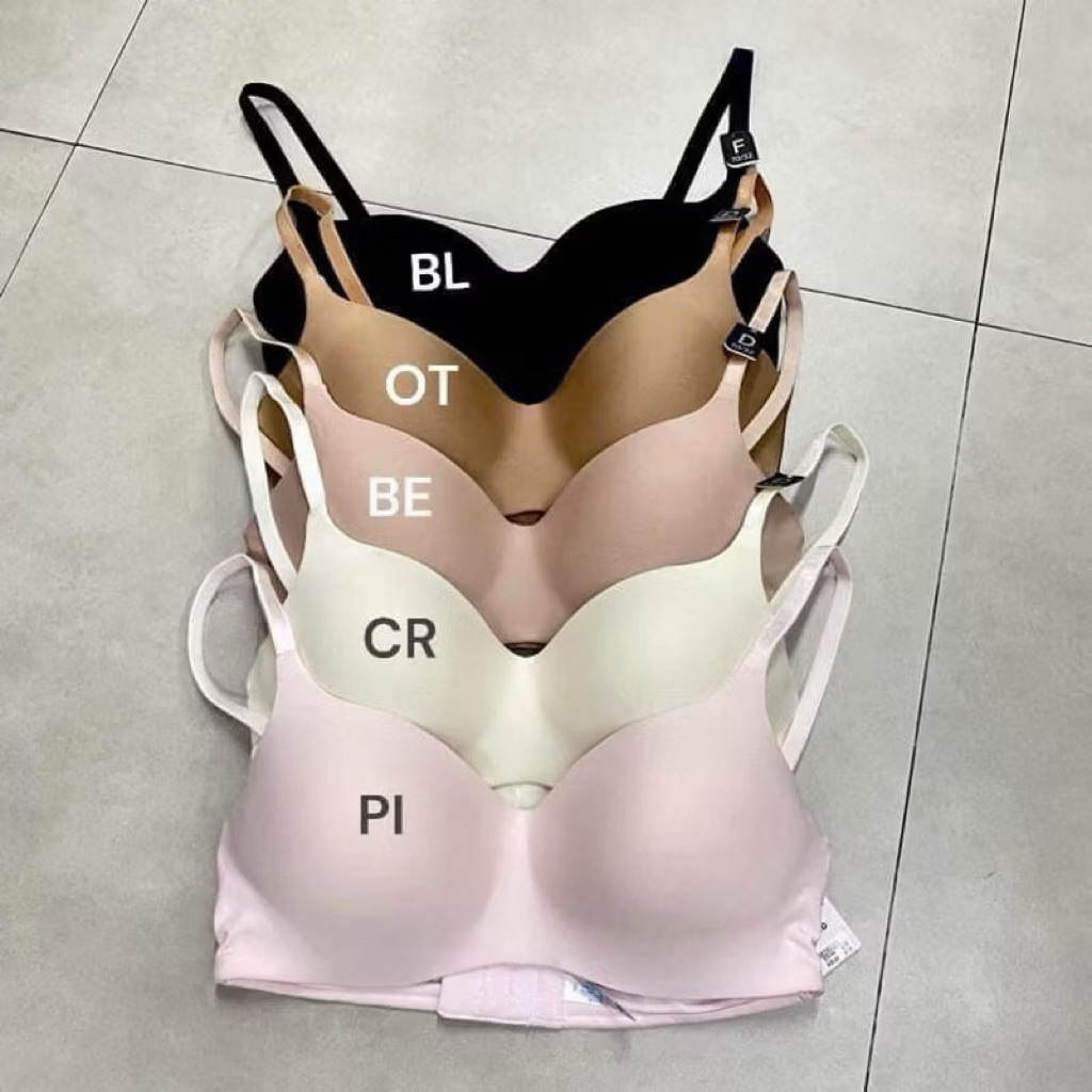 Wacoal เสื้อชั้นใน ไร้โครง รุ่น WB3A14 (E-F70-75-80) Size A-B-C-D 85