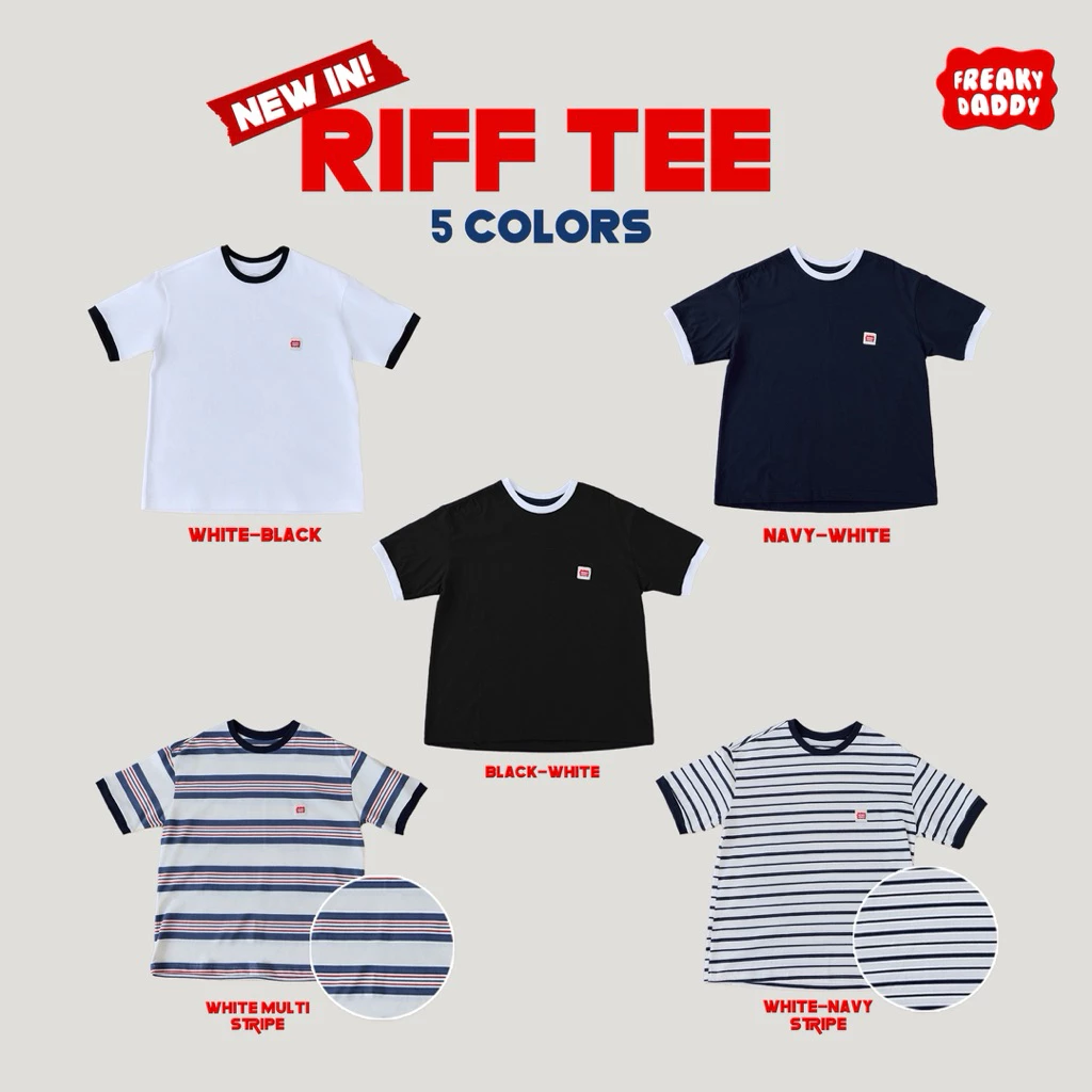Riff Tee เสื้อยืดครอป สไตล์วินเทจเข้ารูปพอดีตัว