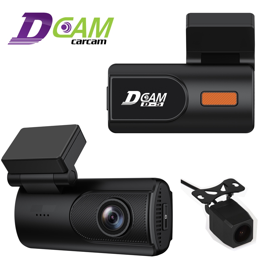 DCAM D5 กล้องติดรถยนต์หน้า-หลัง ความละเอียด QHD 2K+1080P แถมฟรี Micro SD 32GB (ประกันศูนย์ไทย 18 เดื