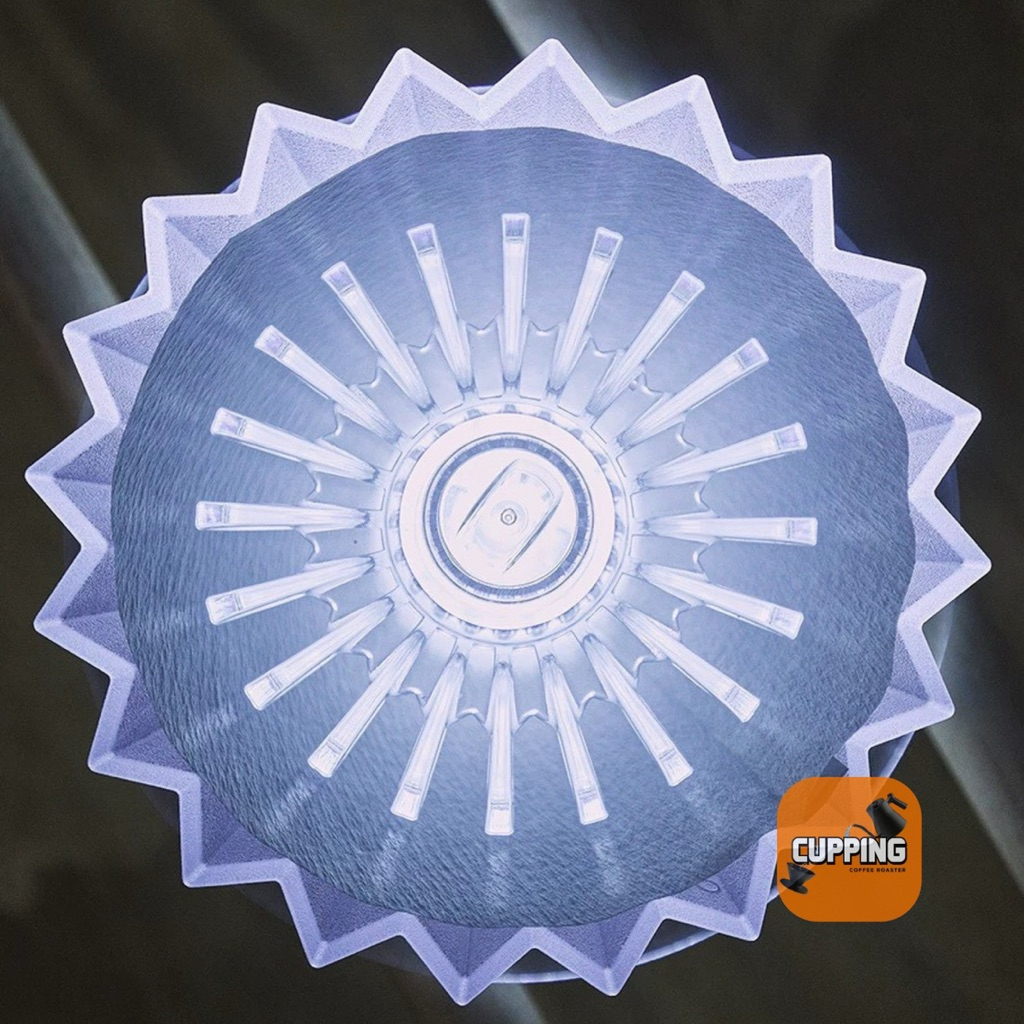 ที่ทับกระดาษกรองกาแฟ พร้อมส่งในไทย ดริปเปอร์ทรงกรวย อุปกรณ์เสริม CT62 ORIGAMI V60 Dripper - รูปที่ 2