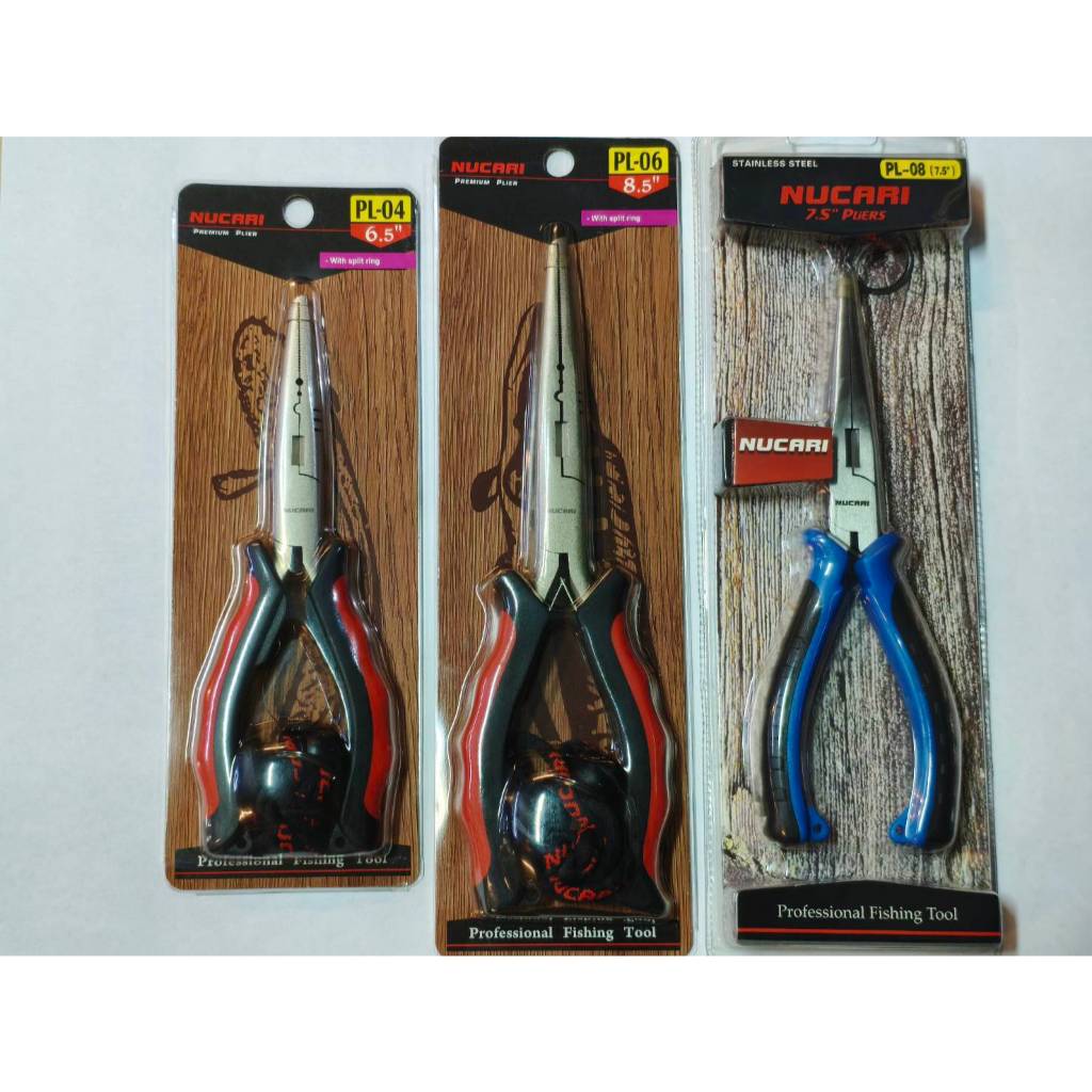 คีม NUCARI PREMIUM PLIER • STAINLESS STEEL คีมปลดปลา ปลดSplit Ring ตัดสาย