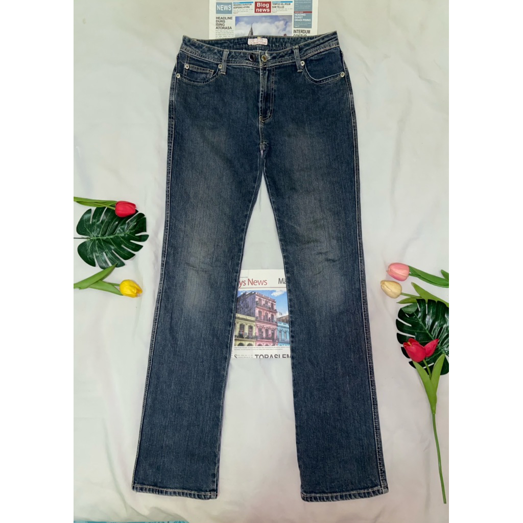 กางเกงยีนส์ทรงกระบอกเล็ก งานป้าย(P31)