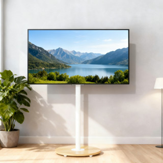 Minimalist 40-75 นิ้วขาตั้งทีวี Mount Bracket ชั้นหมุนชั้นวา…